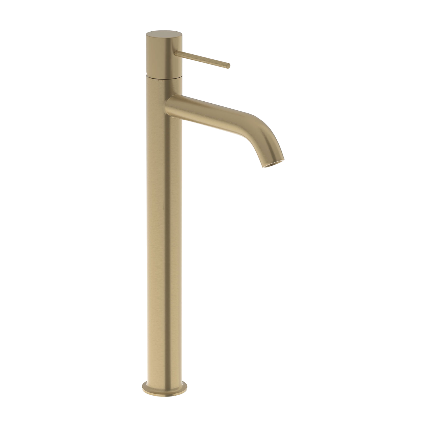 AQUILA TALL BASIN TAP - C/W SLOTTED WASTE - BRUSHED BRASS