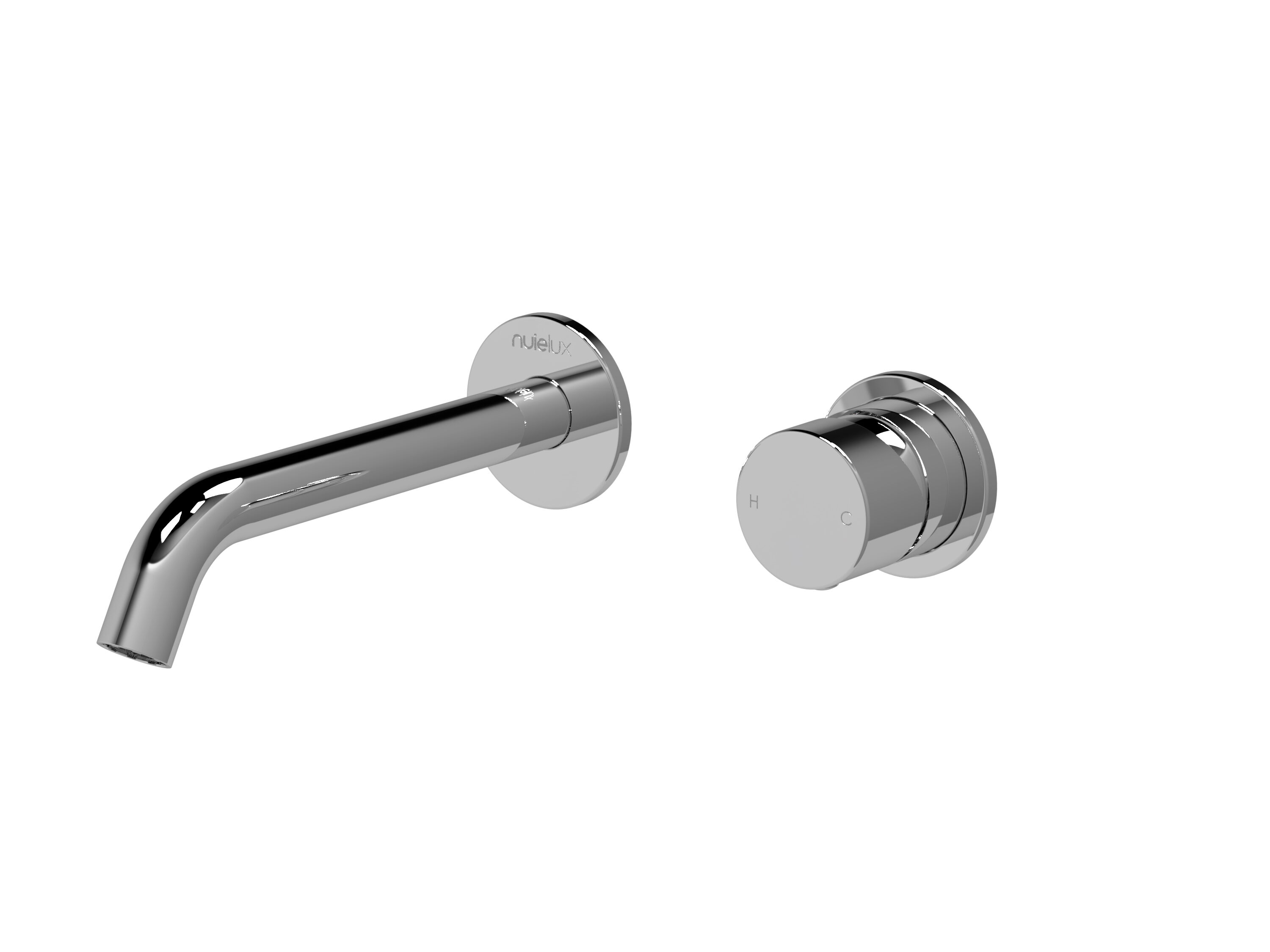 2TH WALL MOUNTED BASIN MIXER W/O PLATE - CHROME