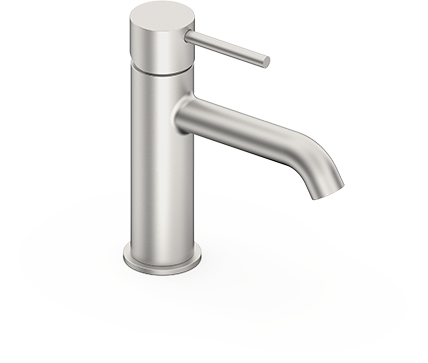 ARTURO BASIN MONO TAP ROUND WITH LEVER HANDLE - BRUSHED NICKEL