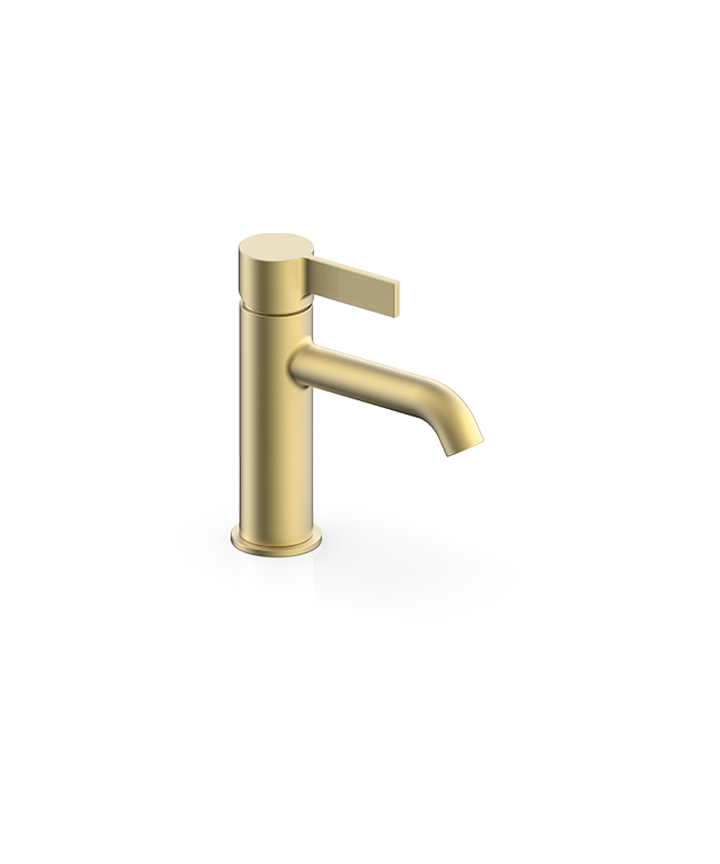 ARTURO BASIN MONO TAP RECTANGULAR LEVER HANDLE - BRUSHED BRASS