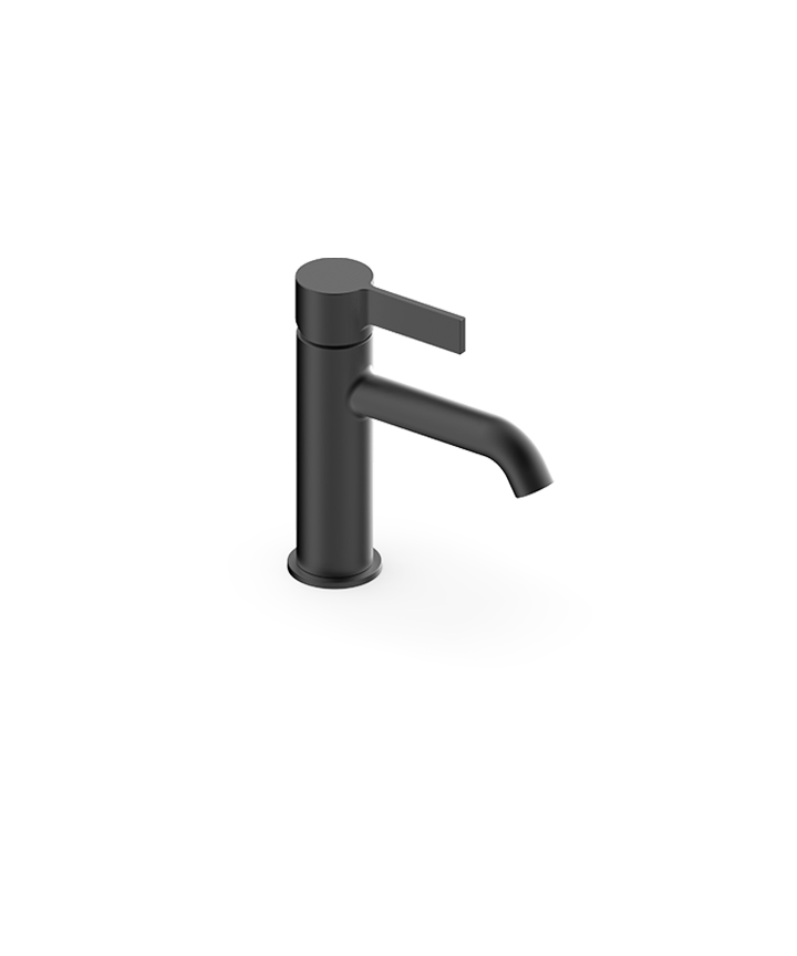 ARTURO BASIN MONO TAP RECTANGULAR LEVER HANDLE - MATT BLACK
