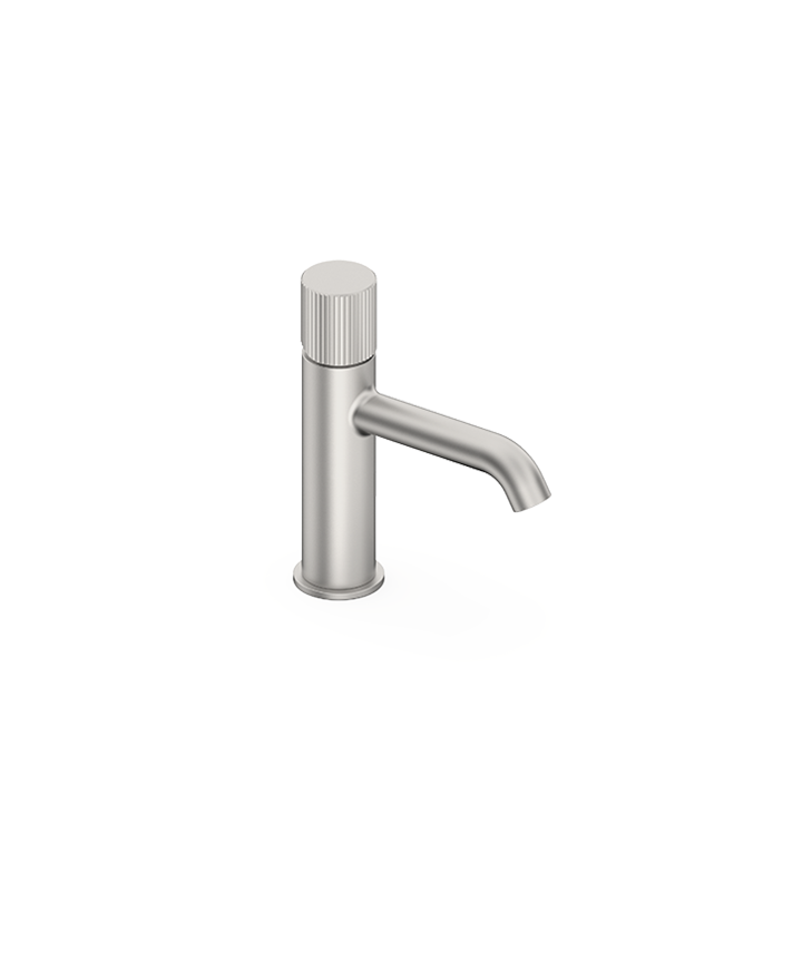 ARTURO BASIN MONO TAP FLUTED HANDLE - BRUSHED NICKEL
