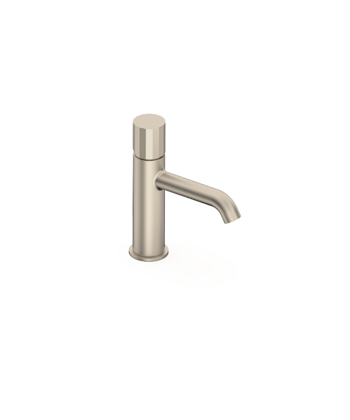 ARTURO BASIN MONO TAP WIDE FLUTED HANDLE - BRUSHED NICKEL