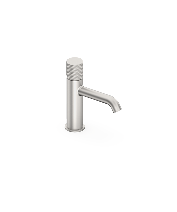 ARTURO BASIN MONO TAP KNURLED HANDLE - BRUSHED NICKEL