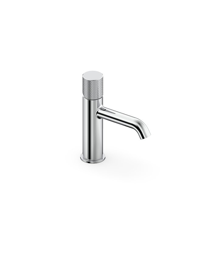 ARTURO BASIN MONO TAP KNURLED HANDLE - CHROME