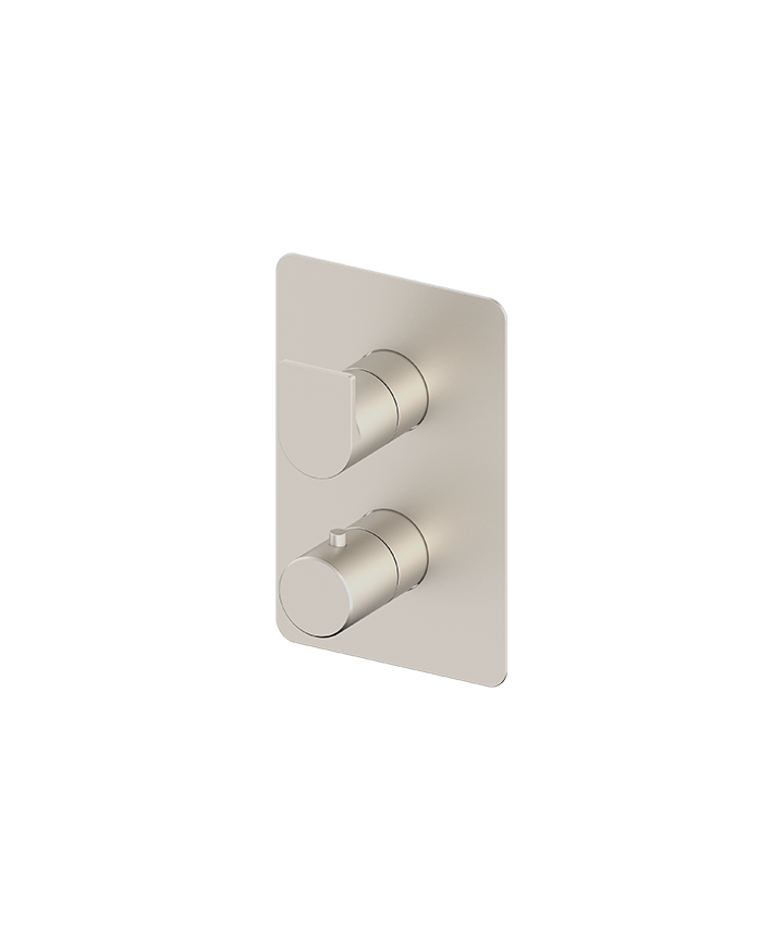 ARTURO SHOWER PLATE FULL FLAT HANDLE - BRUSHED NICKEL