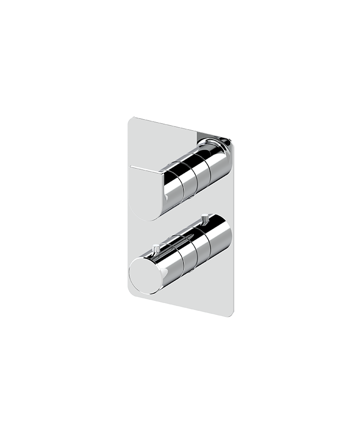 ARTURO SHOWER PLATE FULL FLAT HANDLE - CHROME